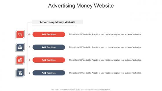 Advertising Money Website In Powerpoint And Google Slides Cpb