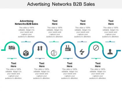 Advertising networks b2b sales ppt powerpoint presentation slides template cpb