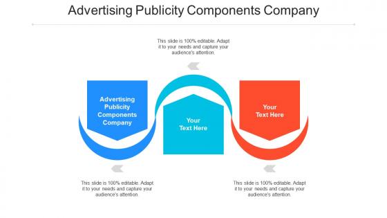Advertising publicity components company ppt powerpoint outline ideas cpb