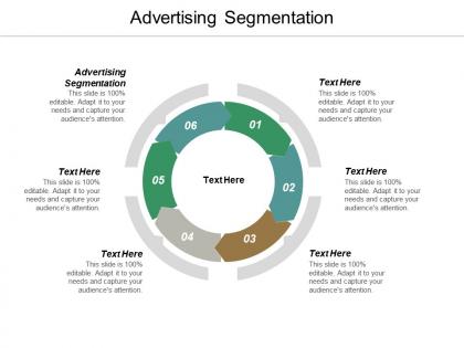 Advertising segmentation ppt powerpoint presentation icon elements cpb