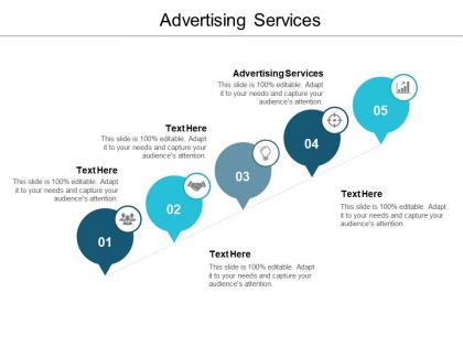 Advertising services ppt powerpoint presentation styles structure cpb
