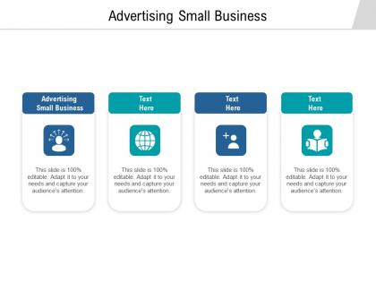 Advertising small business ppt powerpoint presentation layouts picture cpb