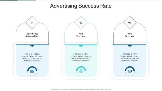Advertising Success Rate In Powerpoint And Google Slides Cpb