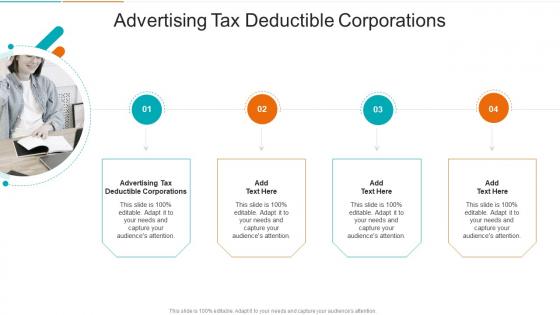 Advertising Tax Deductible Corporations In Powerpoint And Google Slides Cpb