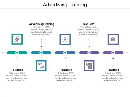 Advertising training ppt powerpoint presentation pictures deck cpb