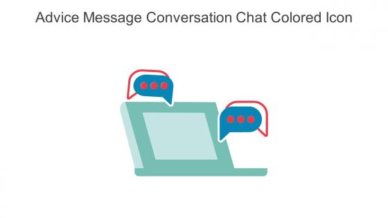 Advice Message Conversation Chat Colored Icon In Powerpoint Pptx Png And Editable Eps Format