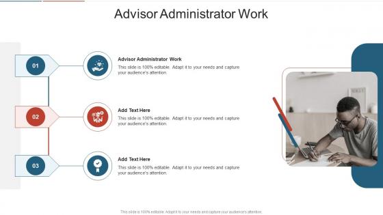 Advisor Administrator Work In Powerpoint And Google Slides Cpb