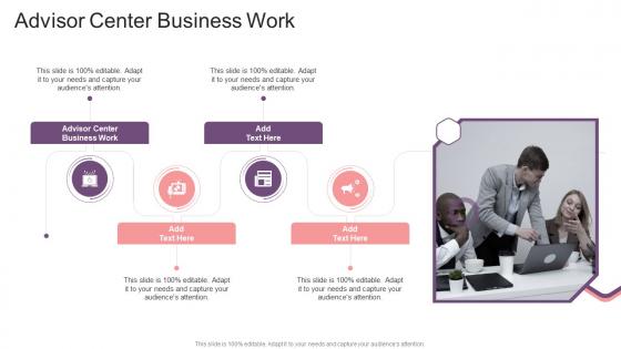 Advisor Center Business Work In Powerpoint And Google Slides Cpb