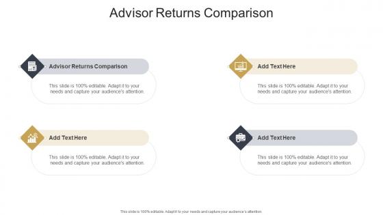 Advisor Returns Comparison In Powerpoint And Google Slides Cpb