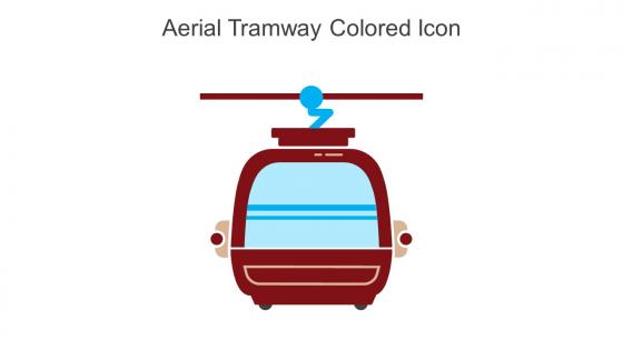 Aerial Tramway Colored Icon In Powerpoint Pptx Png And Editable Eps Format