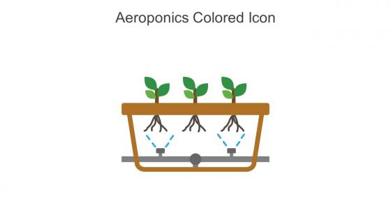 Aeroponics Colored Icon In Powerpoint Pptx Png And Editable Eps Format