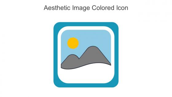 Aesthetic Image Colored Icon In Powerpoint Pptx Png And Editable Eps Format