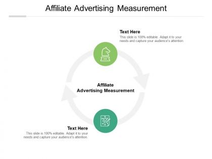 Affiliate advertising measurement ppt powerpoint presentation outline slide portrait cpb