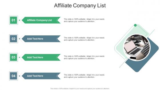 Affiliate Company List In Powerpoint And Google Slides Cpb