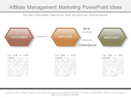Affiliate management marketing powerpoint ideas