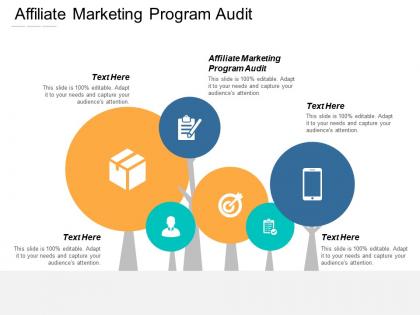 Affiliate marketing program audit ppt powerpoint presentation show outline cpb