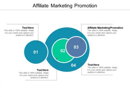 Affiliate marketing promotion ppt powerpoint presentation professional pictures cpb