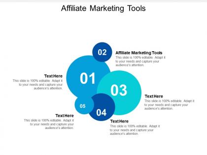 Affiliate marketing tools ppt powerpoint presentation icon elements cpb