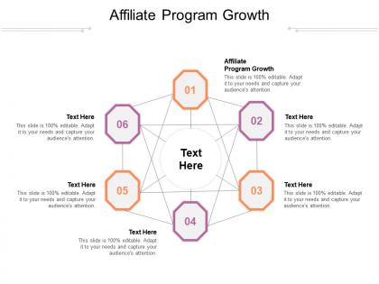 Affiliate program growth ppt powerpoint presentation styles example cpb