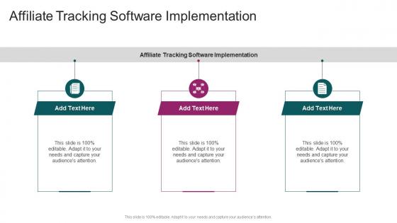Affiliate Tracking Software Implementation In Powerpoint And Google Slides Cpb