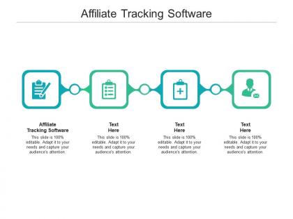 Affiliate tracking software ppt powerpoint presentation portfolio background image cpb