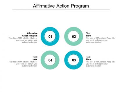Affirmative action program ppt powerpoint presentation inspiration graphics design cpb
