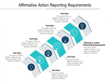 Affirmative action reporting requirements ppt powerpoint presentation icon graphic tips cpb
