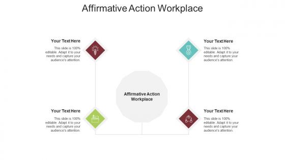 Affirmative action workplace ppt powerpoint presentation styles smartart cpb