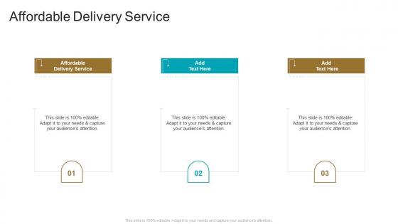 Affordable Delivery Service In Powerpoint And Google Slides Cpb
