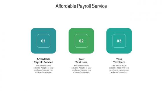 Affordable payroll service ppt powerpoint presentation icon slide cpb