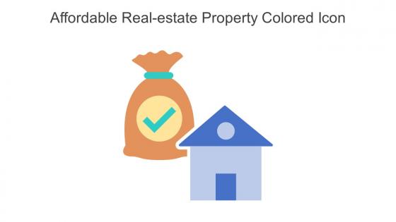 Affordable Real estate Property Colored Icon in powerpoint pptx png and editable eps format