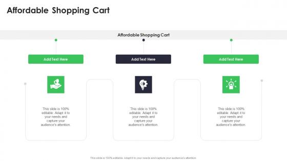 Affordable Shopping Cart In Powerpoint And Google Slides Cpb