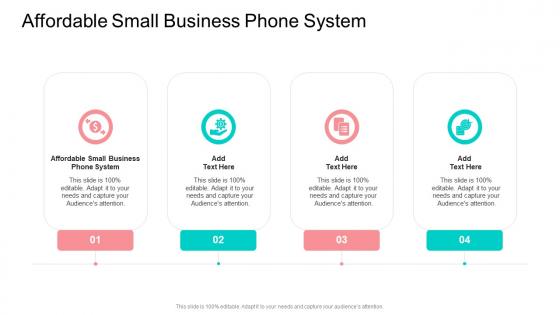 Affordable Small Business Phone System In Powerpoint And Google Slides Cpb
