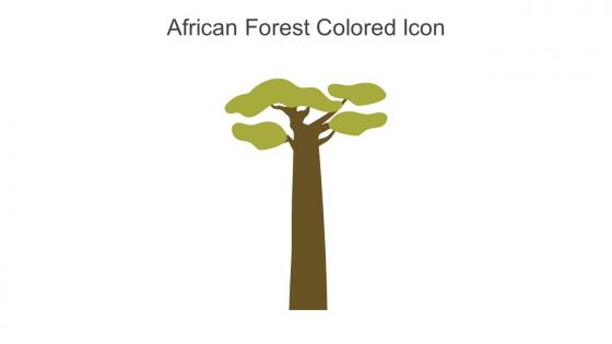 African Forest Colored Icon In Powerpoint Pptx Png And Editable Eps Format