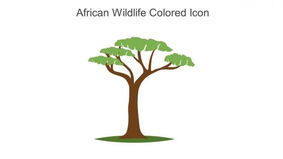 African Wildlife Colored Icon In Powerpoint Pptx Png And Editable Eps Format