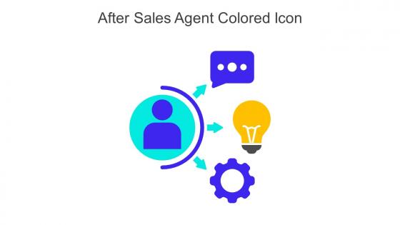 After Sales Agent Colored Icon In Powerpoint Pptx Png And Editable Eps Format