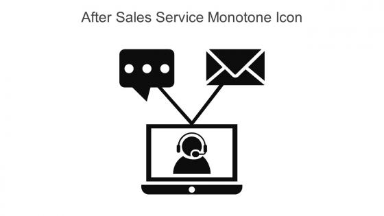 After Sales Service Monotone Icon In Powerpoint Pptx Png And Editable Eps Format