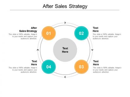 After sales strategy ppt powerpoint presentation diagram lists cpb