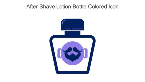 After Shave Lotion Bottle Colored Icon In Powerpoint Pptx Png And Editable Eps Format