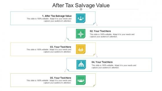 After tax salvage value ppt powerpoint presentation file examples cpb
