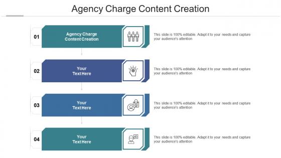 Agency charge content creation ppt powerpoint presentation ideas themes cpb