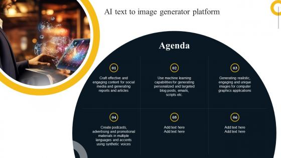 Agenda AI Text To Image Generator Platform AI SS V