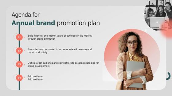 Agenda Annual Brand Promotion Plan Branding SS V