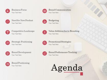 Agenda business focus l1257 ppt powerpoint presentation show