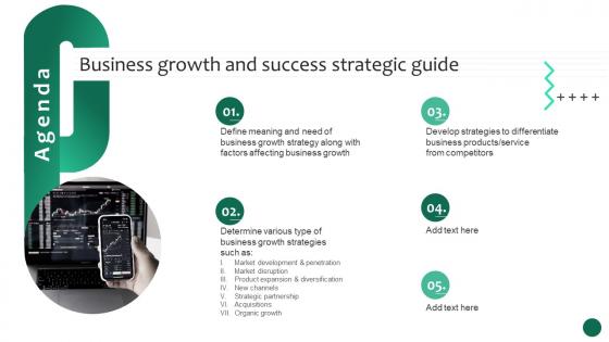 Agenda Business Growth And Success Strategic Guide Strategy SS