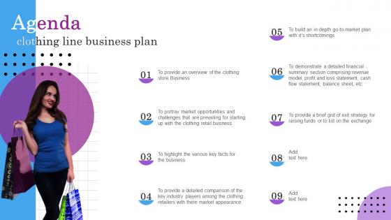 Agenda Clothing Line Business Plan BP SS