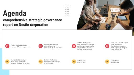 Agenda Comprehensive Strategic Governance Report On Nestle Corporation Strategy SS V