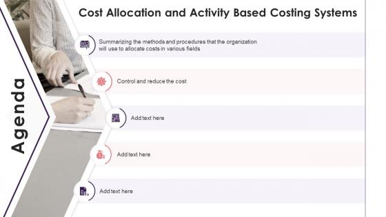 Agenda Cost Allocation And Activity Based Costing Systems