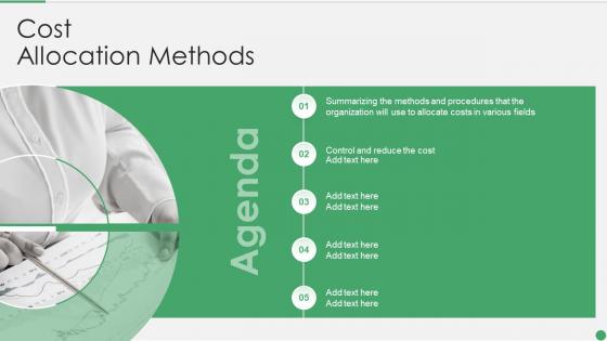 Agenda Cost Allocation Methods Ppt Infographic Template Shapes