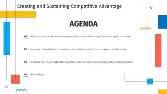Agenda Creating And Sustaining Competitive Advantage